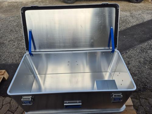 Alukiste Alubox Feuerwehr Transportbox Kiste Typ 6 mit Trennwand 80x40x30